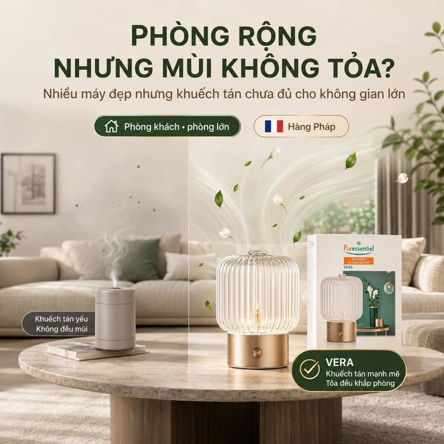 M&aacute;y X&ocirc;ng Khuếch T&aacute;n Tinh Dầu Puressentiel VERA