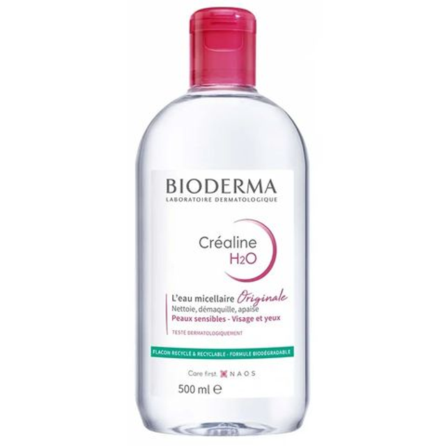 Nước tẩy trang Bioderma H2O 500ml Hồng