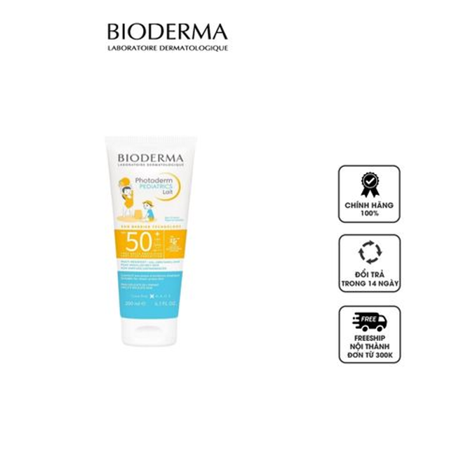 Sữa Chống Nắng Trẻ Em Bioderma Photoderm Pediatrics Lait SPF 50+