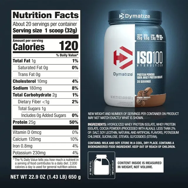 Dymatize ISO100 Protein Powder - Sản phẩm chất lượng