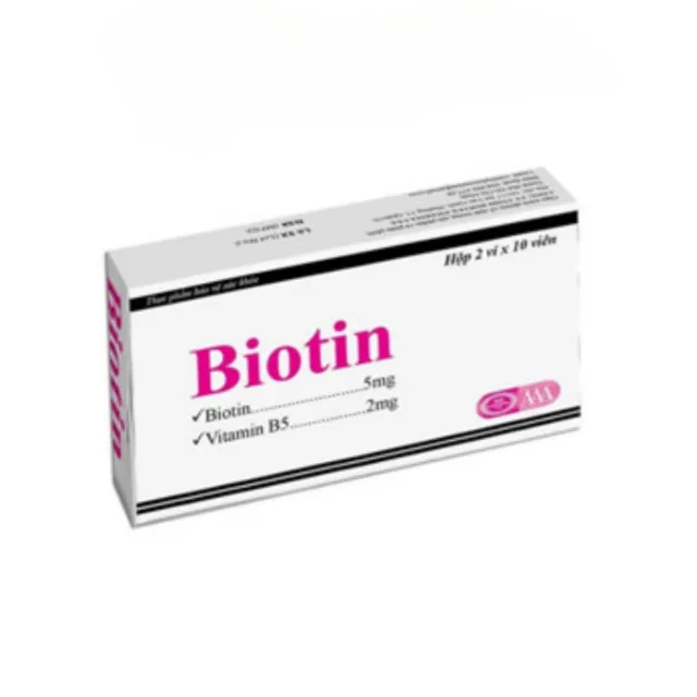 Vi&ecirc;n Uống Biotin ROXTECH 20 Vi&ecirc;n