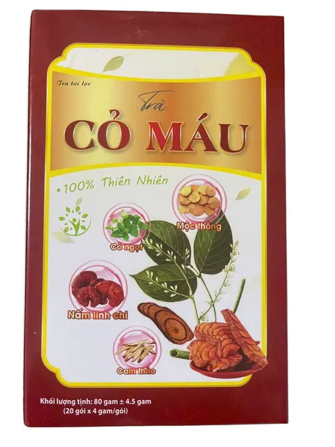 Tr&agrave; thảo mộc cỏ m&aacute;u