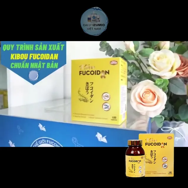 Kibou Fucoidan - Hộp 120 Vi&ecirc;n