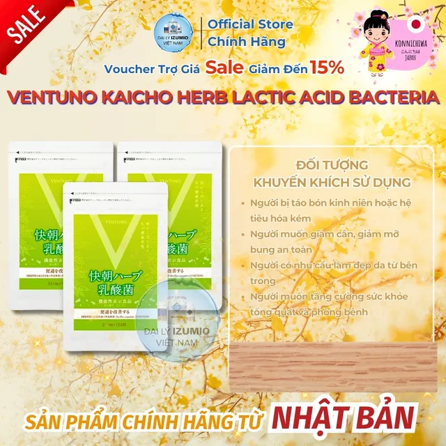 G&oacute;i 248 Vi&ecirc;n B&iacute; K&iacute;p Cho V&oacute;c D&aacute;ng Thon Gọn, Giảm C&acirc;n - Ventuno Kaicho Herb Lactic Acid Bacteria