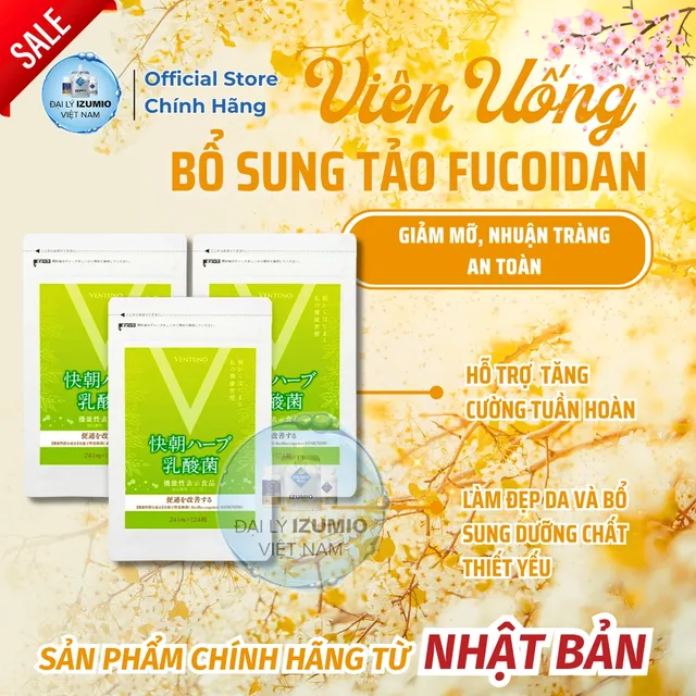 G&oacute;i 248 Vi&ecirc;n B&iacute; K&iacute;p Cho V&oacute;c D&aacute;ng Thon Gọn, Giảm C&acirc;n - Ventuno Kaicho Herb Lactic Acid Bacteria