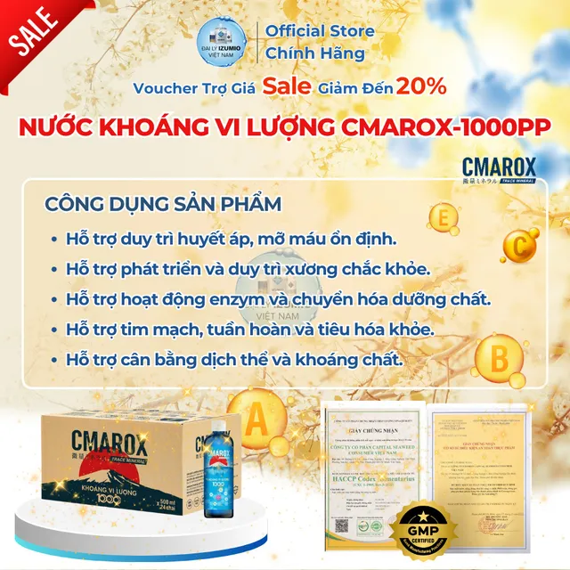 KHO&Aacute;NG VI LƯỢNG 1000 PPM CMAROX