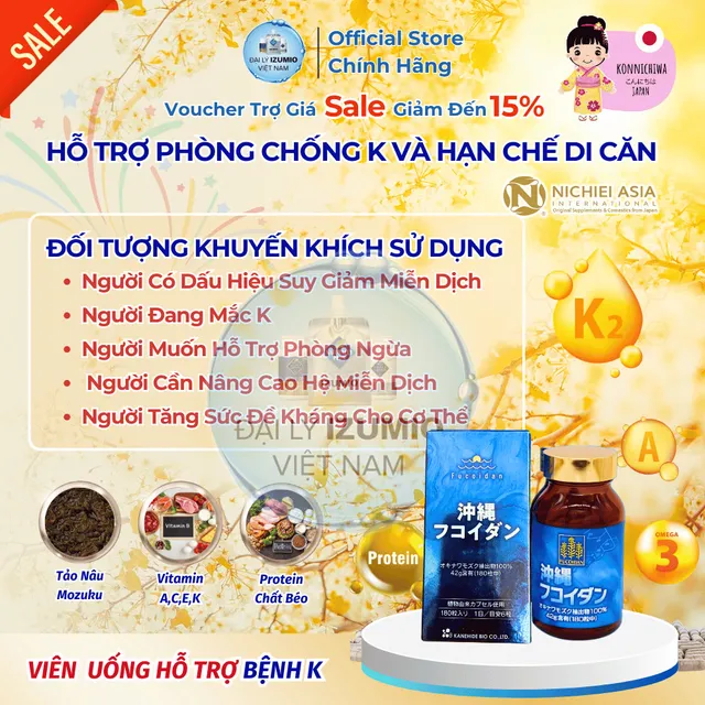 Chai Fucoidan Xanh Okinawa