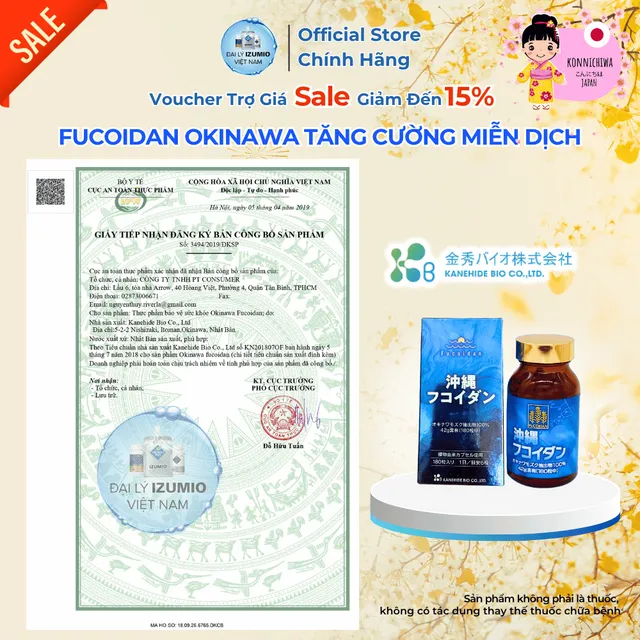 Fucoidan hỗ trợ sức khoẻ
