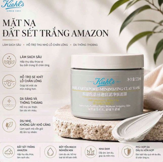 Mặt nạ đất sét kiehl's 50ml