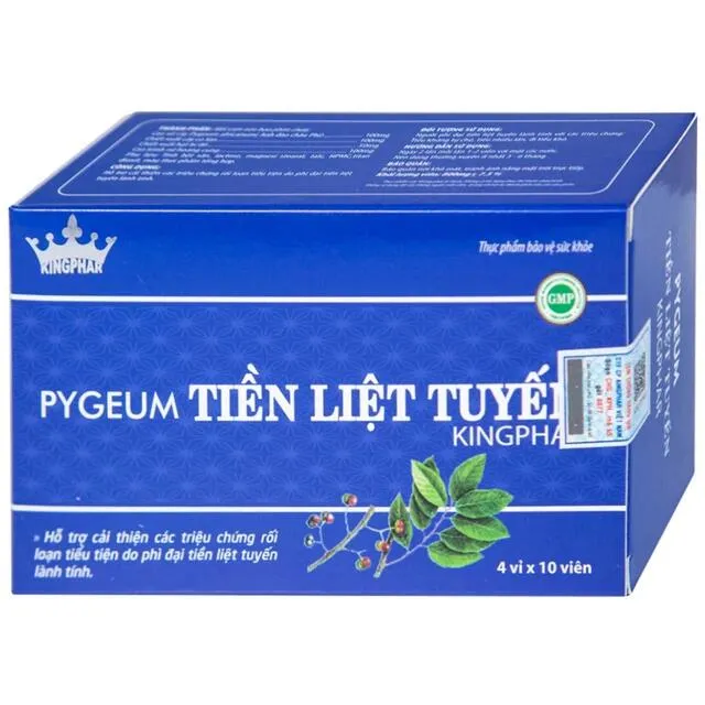Vi&ecirc;n uống Pygeum Tiền Liệt Tuyến Kingphar 4