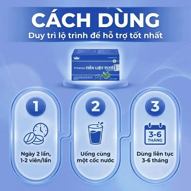 Vi&ecirc;n uống Pygeum Tiền Liệt Tuyến Kingphar 5