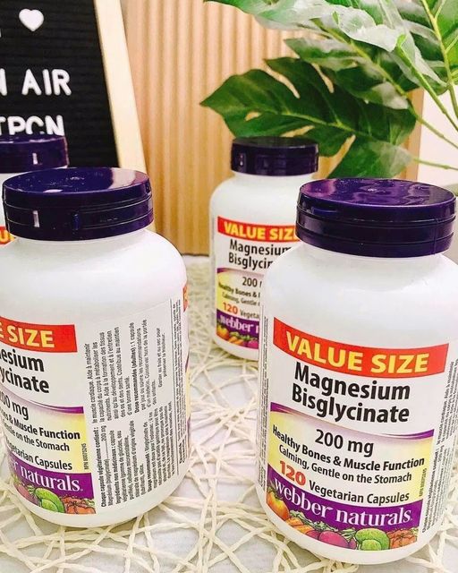 Magnesium bisglycinate 200mg lọ 120V