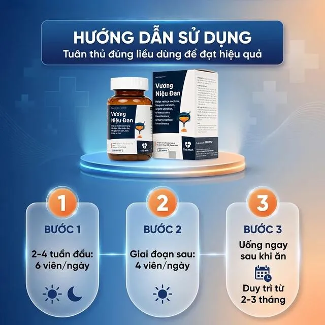 Vi&ecirc;n uống giảm tiểu đ&ecirc;m Vương Niệu Đan Th&aacute;i Minh