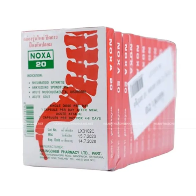 Bộ 12 hộp Vi&ecirc;n Xương Khớp Noxa Th&aacute;i Lan