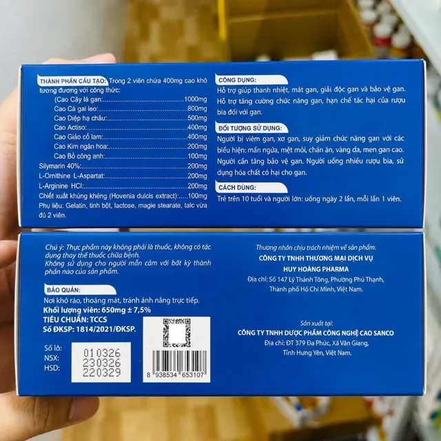 Vi&ecirc;n uống LIVER PLUS