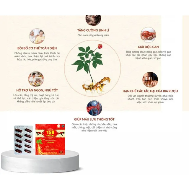 Sản phẩm 15B GINGSENG Nh&acirc;n S&acirc;m