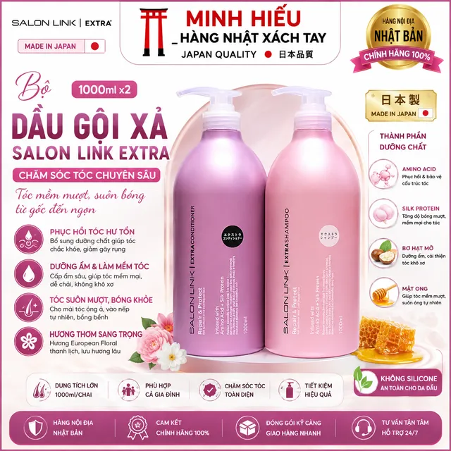 COMB0 Gội Xả Chuẩn Salon Cao Cấp Link Extra