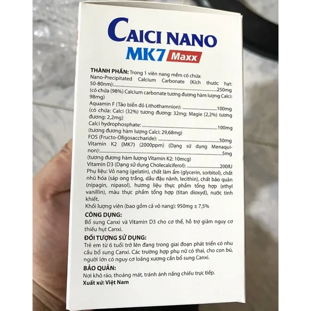 Sản phẩm được khuyến c&aacute;o sức khỏe xương v&agrave; răng