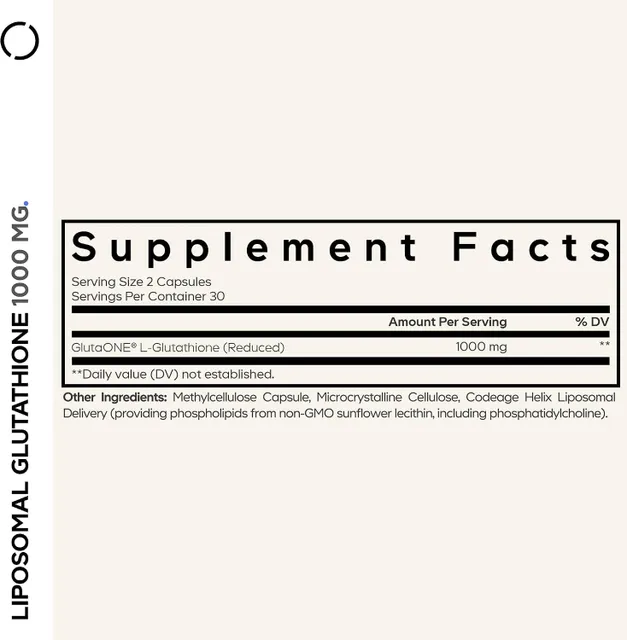 Codeage Liposomal Glutathione