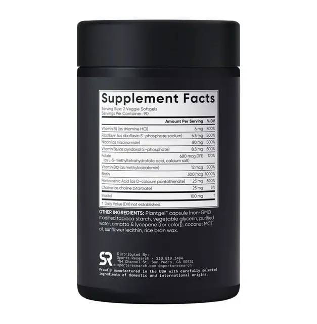 Chất lượng sản phẩm Sports Research Advanced B Complex