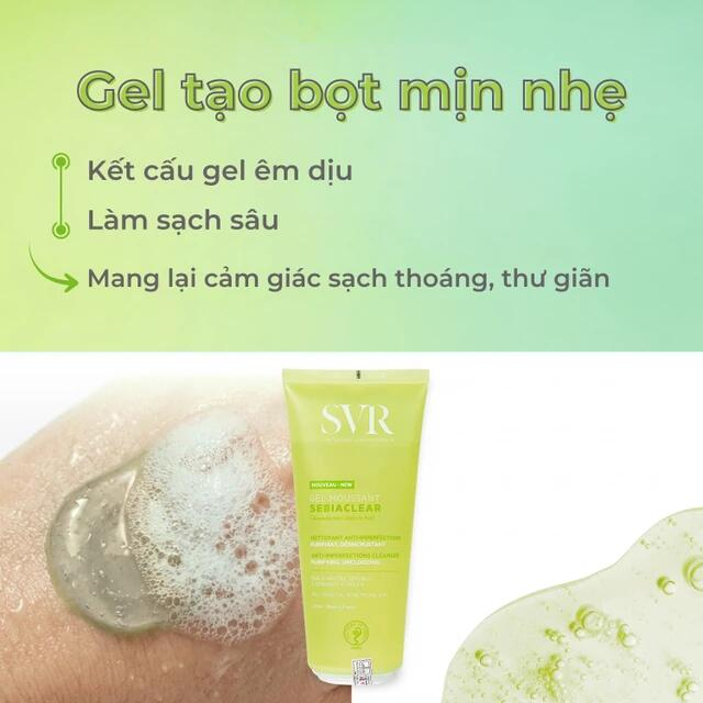 Gel SVR Sebiaclear cho da dầu