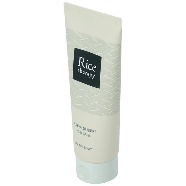 Sữa rửa mặt ngừa mụn On: The Body Rice Therapy Heartleaf Acne Cleanser 150ml