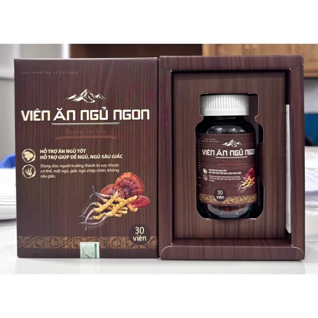 Vi&ecirc;n ăn ngủ ngon Ho&agrave;ng Gia Bảo - Hỗ trợ ăn ngủ tốt, ngủ s&acirc;u giấc