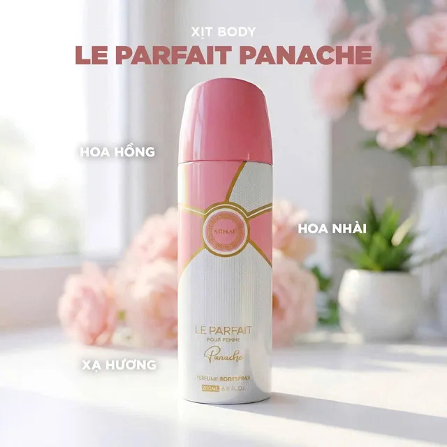 Xịt Body Armaf Le Parfait Panache Pour Femme 200ML
