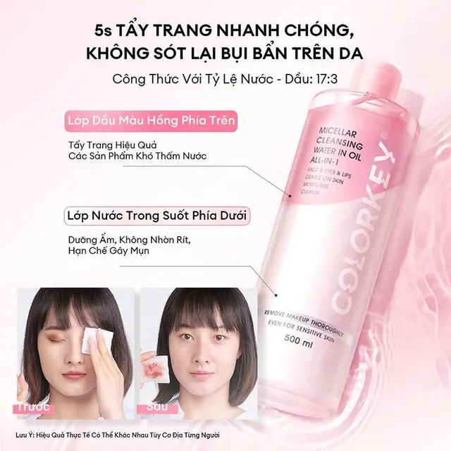 Nước Tẩy Trang Colorkey