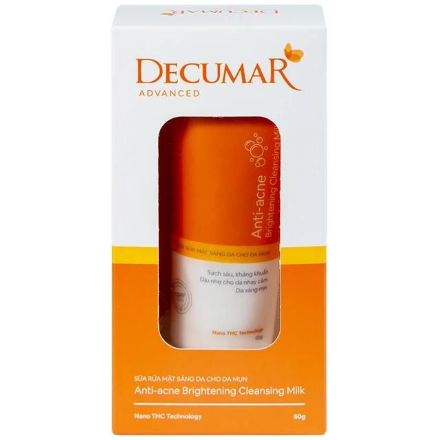 Sữa rửa mặt Nano THC Decumar Advanced 3