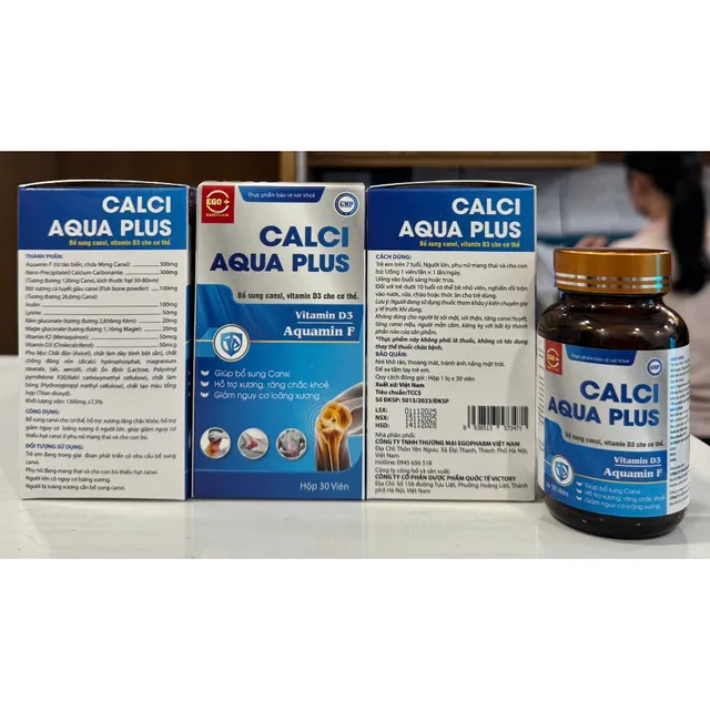 Th&agrave;nh phần CALCI AQUA PLUS