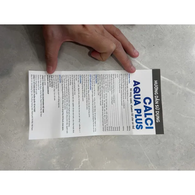 Gi&aacute; giải quyết dinh dưỡng của CALCI AQUA PLUS