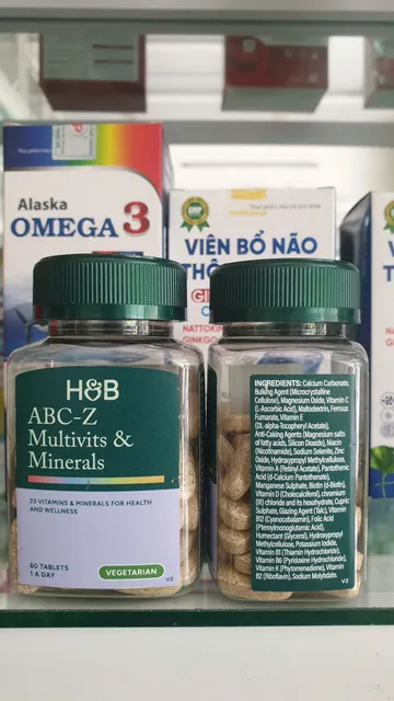 Vi&ecirc;n uống vitamin đa dạng
