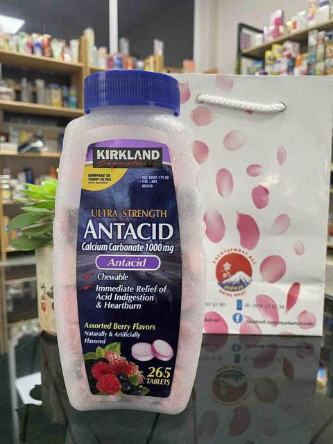 Vi&ecirc;n uống Kirkland Antacid của Mỹ
