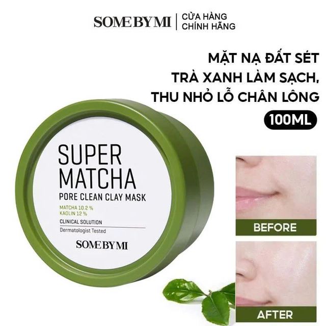 Sử dụng Mặt Nạ Some By Mi Đất S&eacute;t Tr&agrave; Xanh