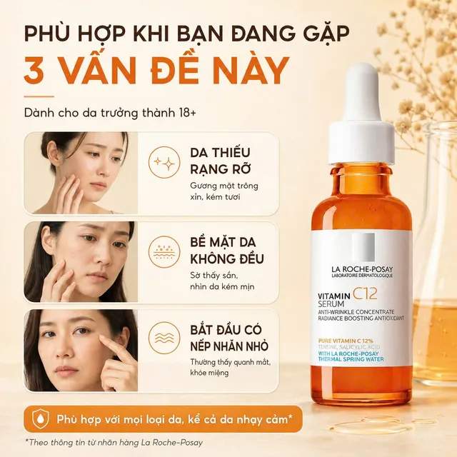 Bảng Th&agrave;nh Phần Serum La Roche-Posay