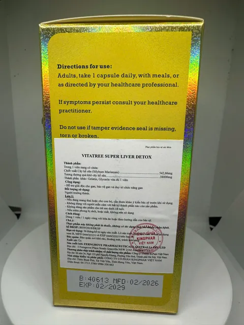 Bổ Gan Vitatree Super Liver Detox