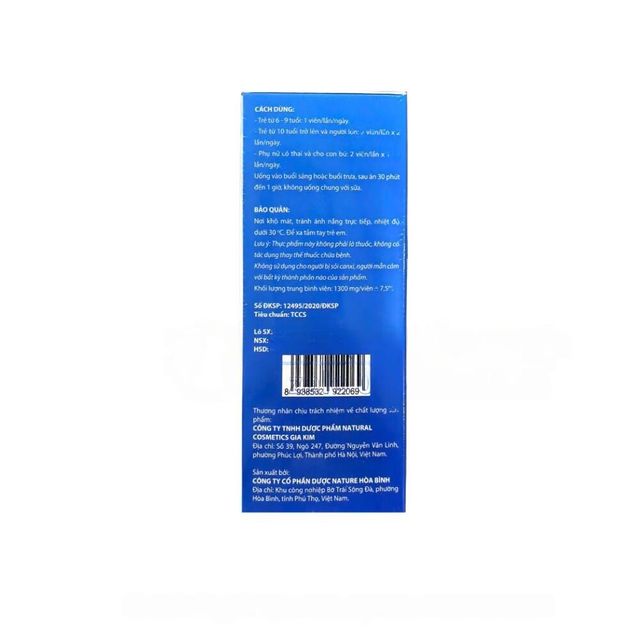 Vi&ecirc;n uống GM Canxi Nano