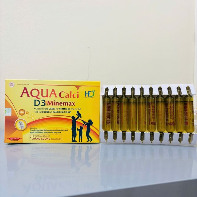 Canxi ống thủy tinh cao cấp AQUA CALCI