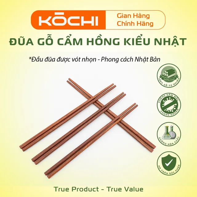 Đũa Cẩm Hồng Kiểu Nhật