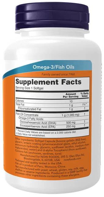 DHA 500 Now Foods