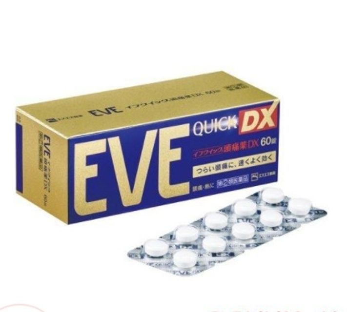 Vi&ecirc;n uống giảm đau, hạ sốt tự nhi&ecirc;n Eve Quick DX