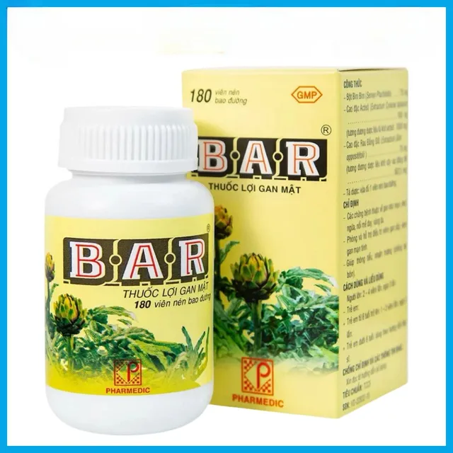 Hộp Vi&ecirc;n Uống Lợi Gan Mật BAR