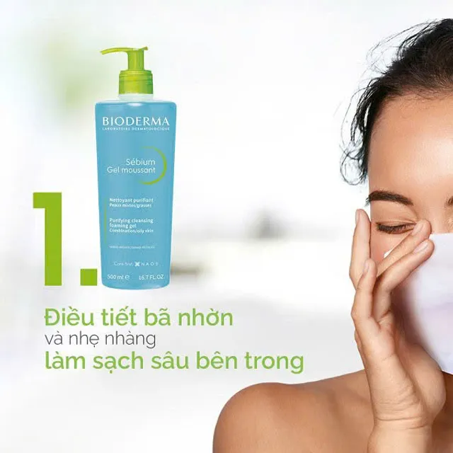 Sữa Rửa Mặt Bioderma Sebium