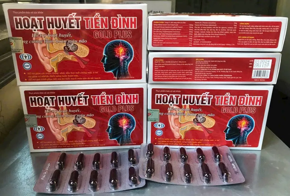 TPBVSK HOẠT HUYẾT TIỀN Đ&Igrave;NH GOLD PLUS