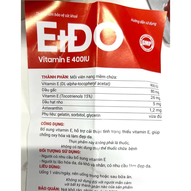 Vitamin E đỏ T&iacute;n Phong