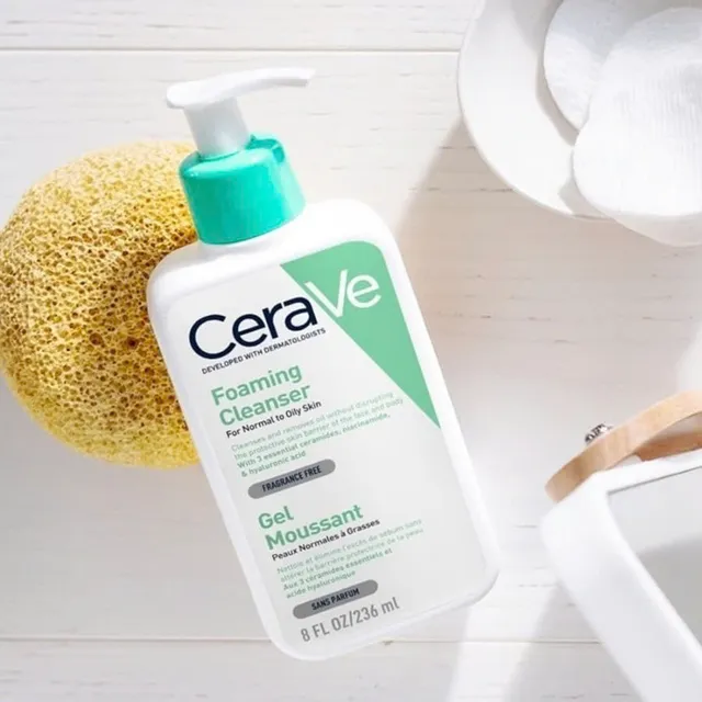 Sữa Rửa Mặt Cho Da Dầu CeraVe Foaming Facial Cleanser