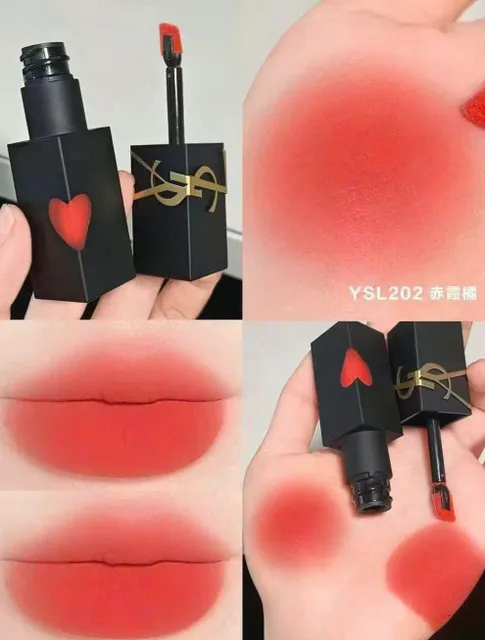 Son kem YSL 202 The Inks Blur Coralsensation