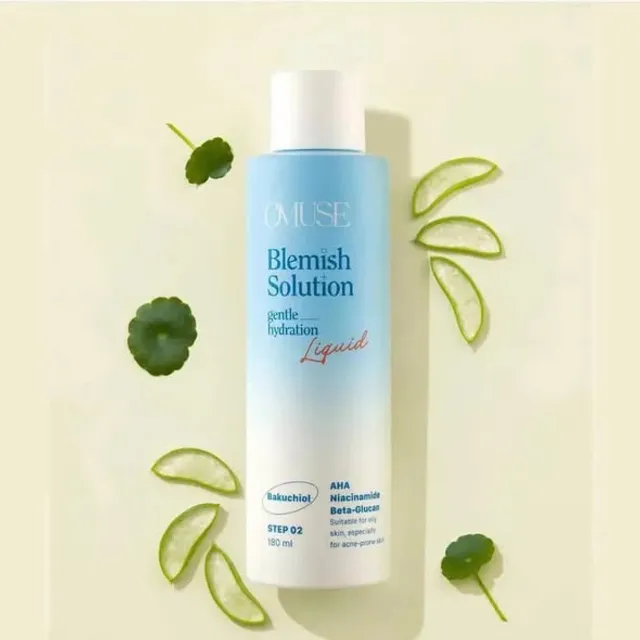 Nước hoa hồng Toner Omuse Blemish Solution