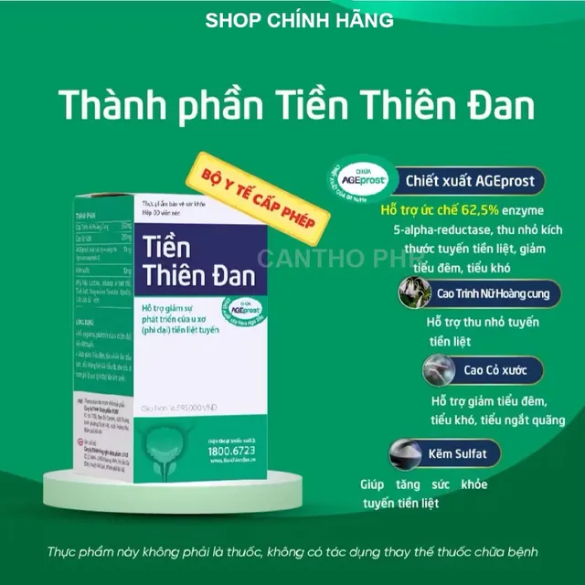 Vi&ecirc;n uống Tiền Thi&ecirc;n Đan Fobic
